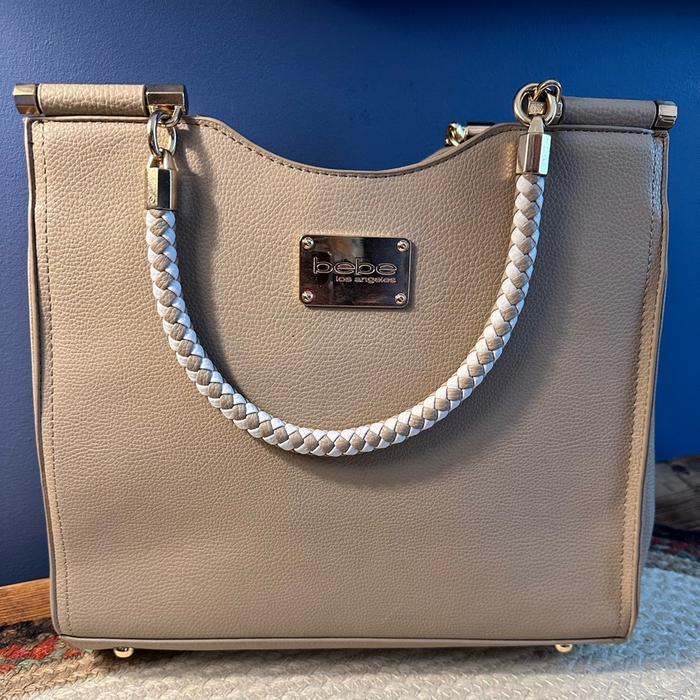 Bebe cream satchel